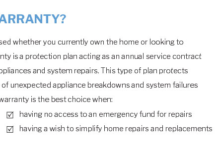 home warranty insurance certificate